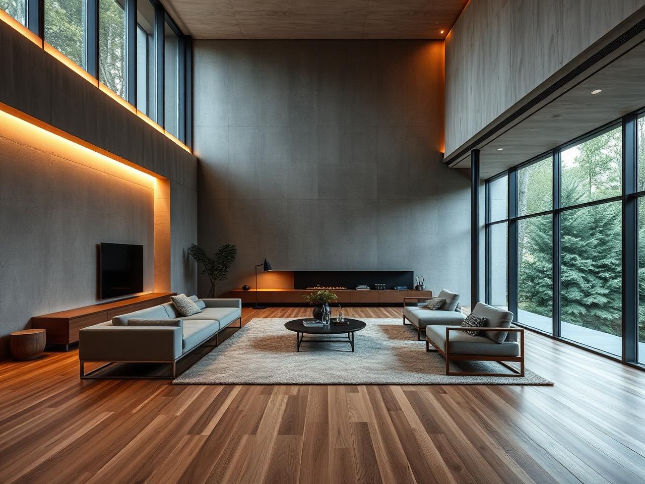 Wnętrze Concrete Loft